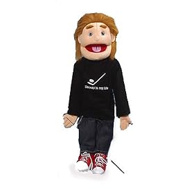 Sunny Puppets 28 Boy - Brunette Boy Hockey Top Puppet by Sunny Puppets