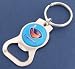 Atlanta Thrashers Light Blue Bottle Opener Keychain