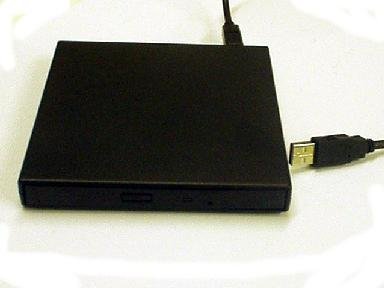 Childrens Toyshop  Electronics : Slimline USB External Dual Layer DVD+-RW drive. Reads and writes both CD & DVD media.  Slim and portable drive for laptop