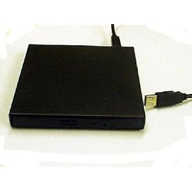 Slimline USB External Dual Layer DVD+-RW drive. Reads and writes both CD & DVD media.  Slim and portable drive for laptop