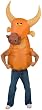 Set of 6 Airblown&reg; Inflatables Big Head Costumes - Bull