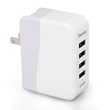 EasyAcc® 20W / 4 A 4-Port USB Wall Charger with Folding Plug & Narrow Footprint Portable Travel Charger For iPhone 5 4S 4, iPad Mini Air, Samsung Galaxy S4 S3, Samsung Galaxy Tab 3 2, Android Smartphones, Tablets, Google Glass [Color