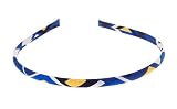 L. Erickson USA 1/4 Ultra Comfort Headband 100% Silk - Atlantis Silk Print