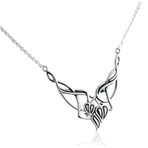 Druids Twisted Celtic Knot Vines and Leaves Leaf Drop Adjustable 17