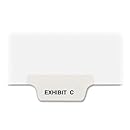 Avery  Individual Legal Dividers, Exhibit C, Pack of 25 (11942)