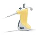 VistaLab 1057-0020 Ovation Adjustable Volume Pipette, 2-20 microliter Volume, 0.02 microliter Graduation Interval, +/-1% Accuracy, Yellow