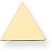 14K Gold Triangle Stamping Disc 0.032