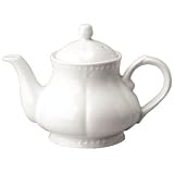 Buckingham White Tea Pot 2 pint. Box quantity 4.