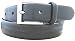 Belt By Ardente, Made in Italy, Black & Brown, Center Stitched Leather, Brushed Nicke...