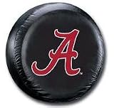 Alabama Crimson Tide Black Spare Tire Cover
