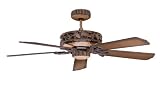 Concord Fans 52PD5OWL Ponderosa Ceiling Fan, Knotty Pine