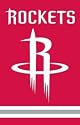 Houston Rockets Applique Banner Flag