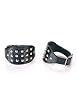 Studded Black Patent Ankle Cuff (Black-1)
