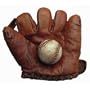 Baseball & Glove Mitt Sport Die-Cut Photographic Magnet