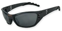 SOS X-Wrap Sport Tr90 Aluminum Gunmetal Hurricane Sunglasses w/Black Tips