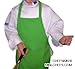 Chefskin Lime Green Apron Kids Children Fits 2-7 Yr Olds 15x21 Inches Real Fabric