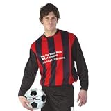 Precision Training San Siro Long Sleeve Football Shirt (Size: Small (34-36)) (Colour: R
