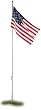 20' Aluminum Flag Pole Kit
