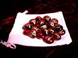 Red Glass Rune Stone Set