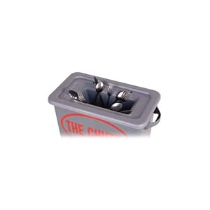 Golden West 2318 The Chute Gray Flatware Trap For 23 Gal. Containers