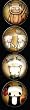 iPop Clicks Trish Grantham Super Fine 4-Pack Magnet Set
