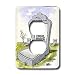 Londons Times Funny Computer Cartoons - DIED OF FATAL ERROR R.I.P. - Light Switch Covers - 2 plug outlet cover