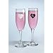 Kitchen & Housewares : Mrs. and Mr. Flutes Heart/Tux Design