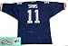 Phil Simms of the New York Giants Autographed/Hand Signed Custom Football Jersey