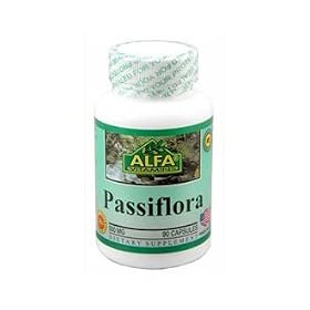 Alfa Vitamins Passion Flower 500 mg 90 caps Sleep Aid Anxiety Relief by Alfa Vitamins