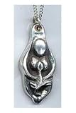 Spiritual Growth Goddess Pendant, pewter