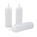 12-oz. Squeeze Bottles 3 pk. - Clear