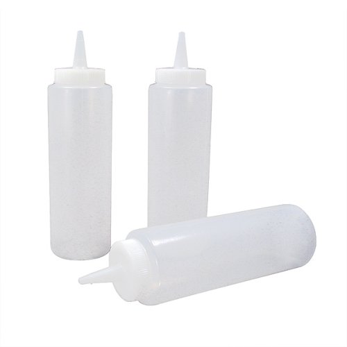 12-oz. Squeeze Bottles 3 pk. - Clear