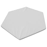 Kidsmax Laufgittermatratze für 6-Eck Laufgitter in weiß D3