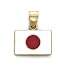14k Enamel Japan Flag Pendant