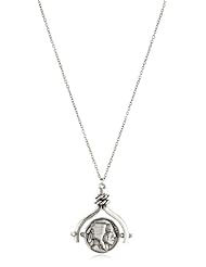 Low Luv by Erin Wasson Coin Silver Spinner Necklace