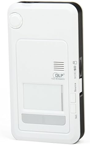 Portable Multimedia Player Mini Projector / White