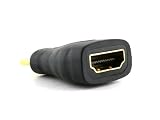 Cablesson® HDMI F to Mini HDMI M Adapter - Black