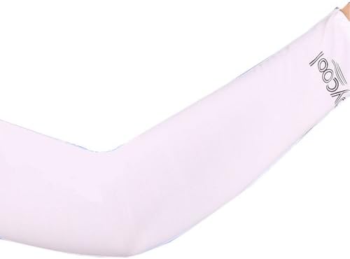 JoycoolWhite Arm Covers W/Stretch UV Sun Protection Cooling Sleeve