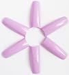 Nail Tips Violet 50 pcs/bag, Size 6