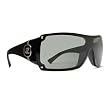 VON ZIPPER GAMMA BLACK GLOSS PLASTIC SHIELD SUNGLASSES
