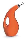 Rachael Ray Stoneware EVOO Oil Dispensing Bottle, Orange