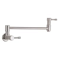 Danze D205012SS Melrose Single Handle Wall Mount Pot Filler, Stainless Steel