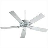 Quorum Fans 143525-6 52 Estate Patio Traditional Energy Star WET Outdoor White Ceiling Fan