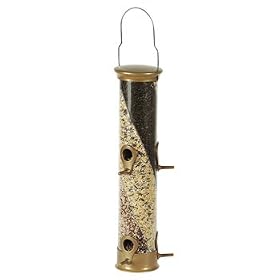Birdscapes The Metal Twist Spiral Tube Bird Feeder by Birdscapes