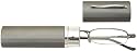 Sunoptic OR10A Gunmetal Reading Glasses - Strength +1.50 Incl. 
Case