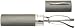 Sunoptic OR10A Gunmetal Reading Glasses - Strength +1.50 Incl. Case