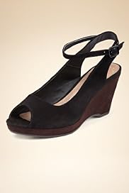 Footglove™ Fashion Suede Ankle Strap Wedge Shoes