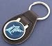 Florida Marlins Leather Keychain
