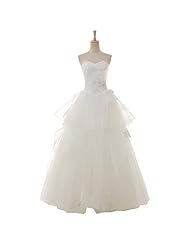 Organza/Tulle  2015 Sweetheart Lace-Up Applique  Beaded  Ball Gown  Dress With Ruffles