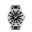 Bulova #98E107 Men's Diamond Accented Two Tone Black IP Watch